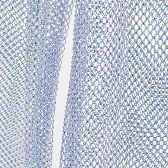 Zara sheer rhinestone dress - Picture 9 of 12